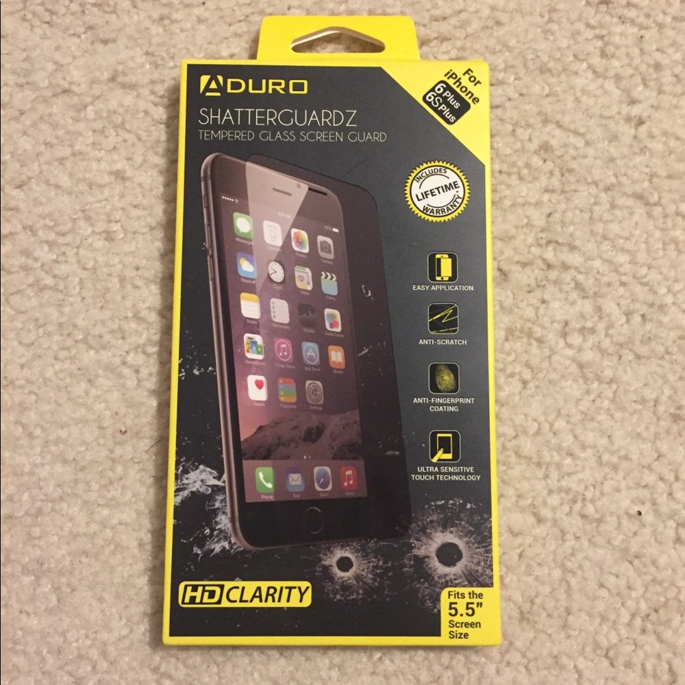 shatterproof screen protector: iPhone 6plus/6Splus